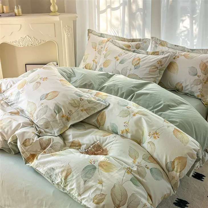 7-piece Printed Cotton Bedding Set manufacturers