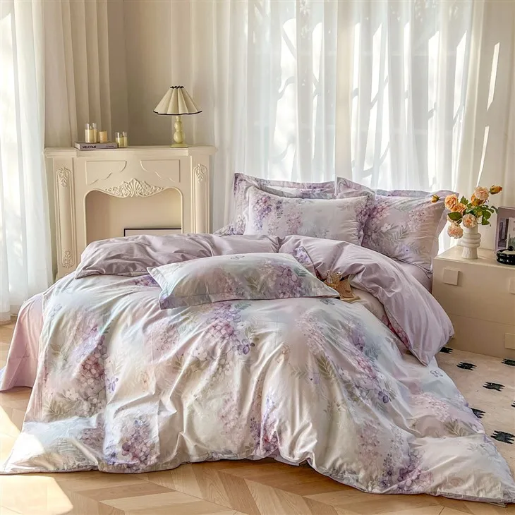 7-piece Printed Cotton Bedding Set high quality