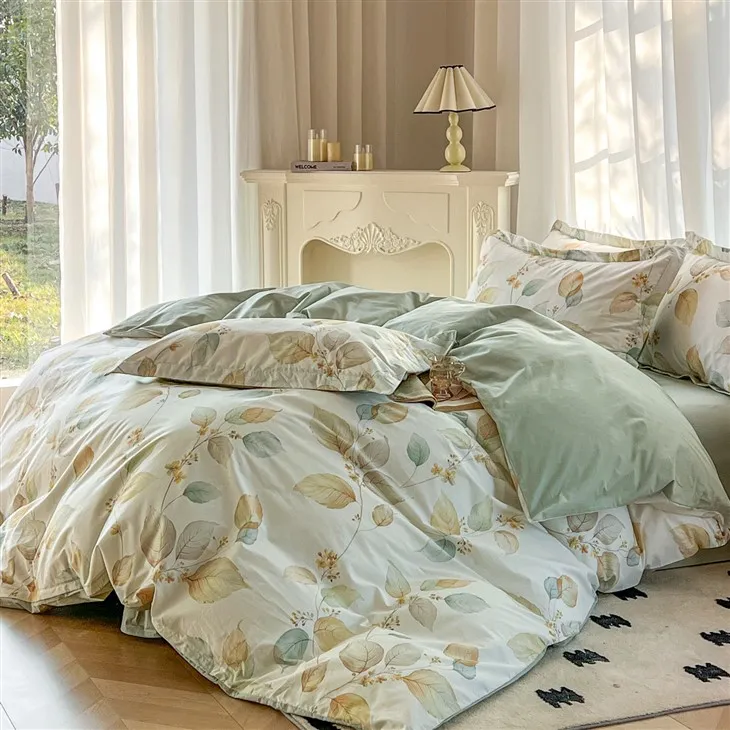 7-piece Printed Cotton Bedding Set manufacturers