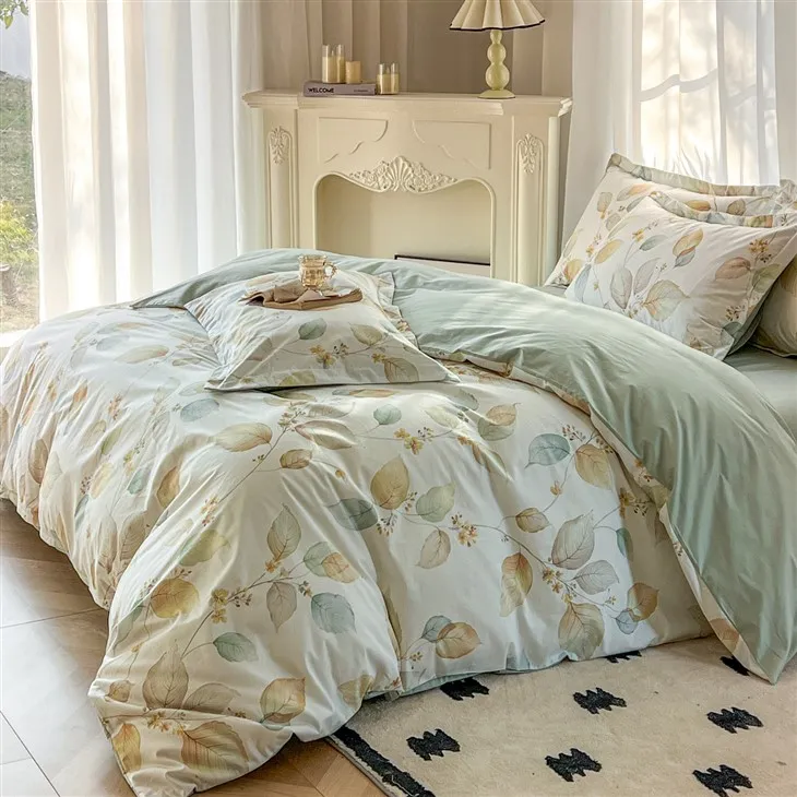 7-piece Printed Cotton Bedding Set manufacturers