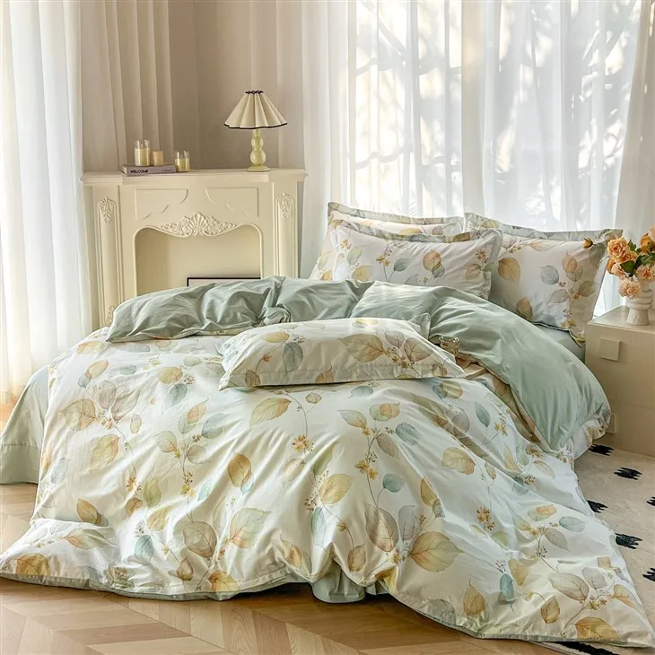 7-piece Printed Cotton Bedding Set factory