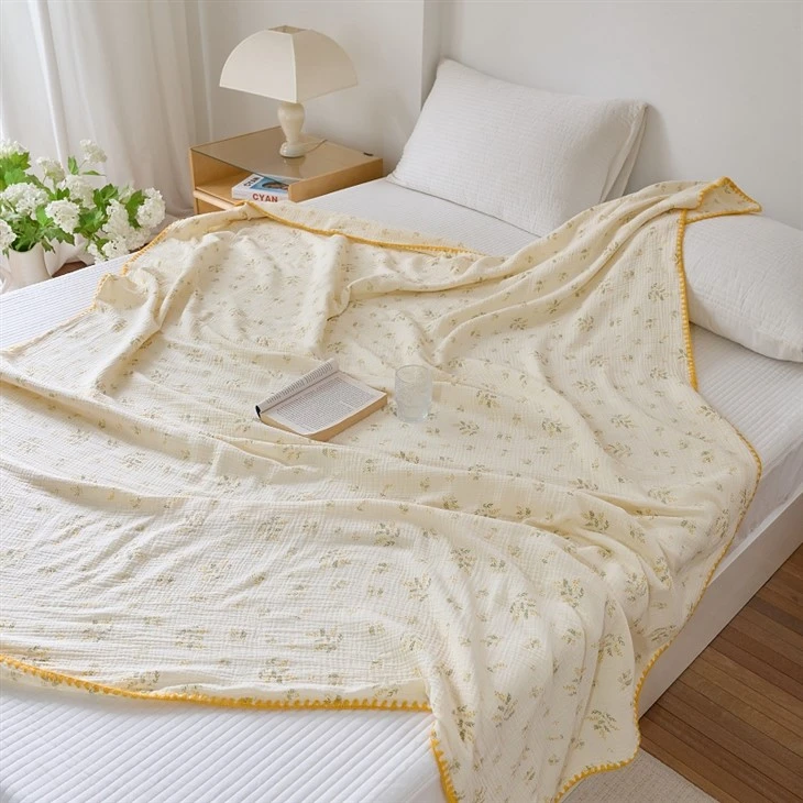 Class A Cotton Thick Gauze Blanket factory