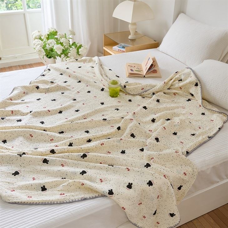 Class A Cotton Thick Gauze Blanket factory