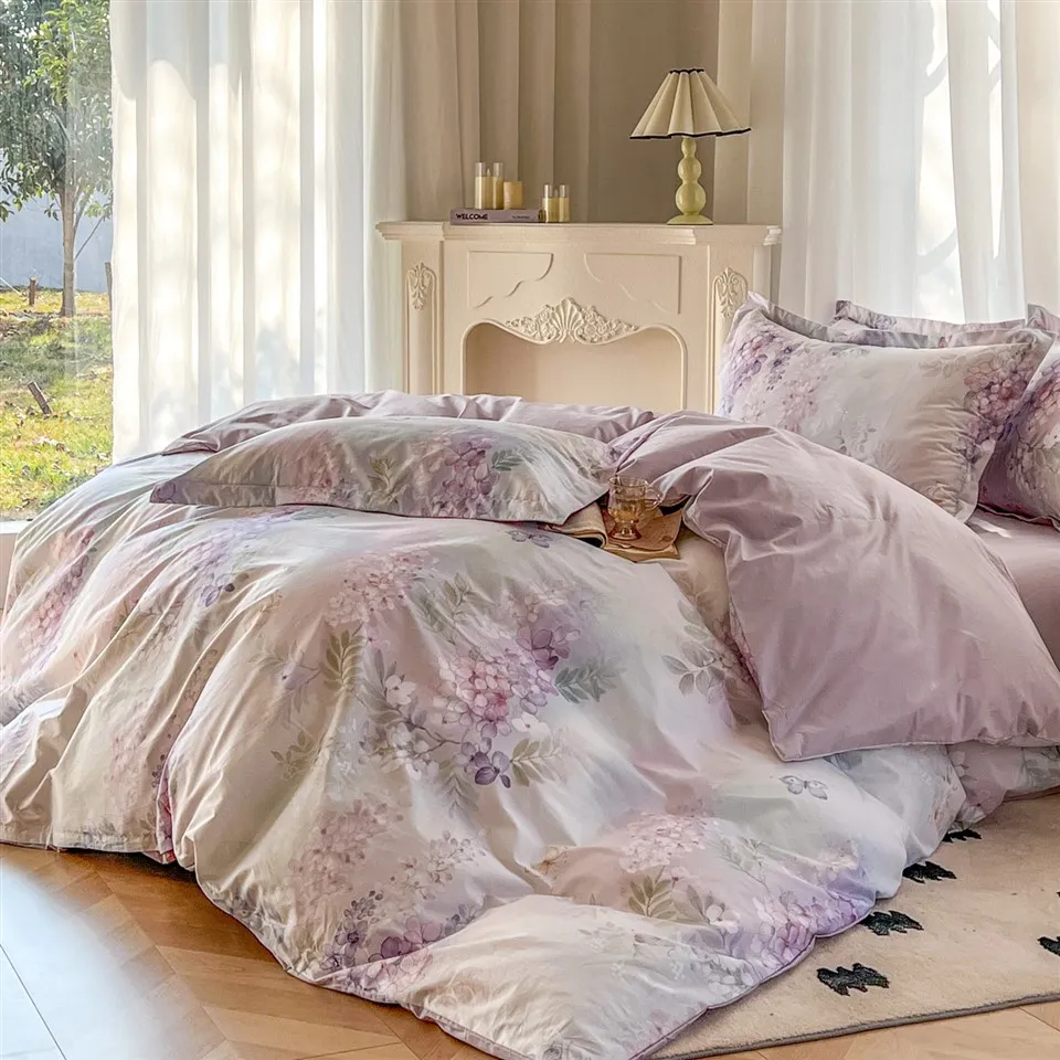 7-piece Printed Cotton Bedding Set
